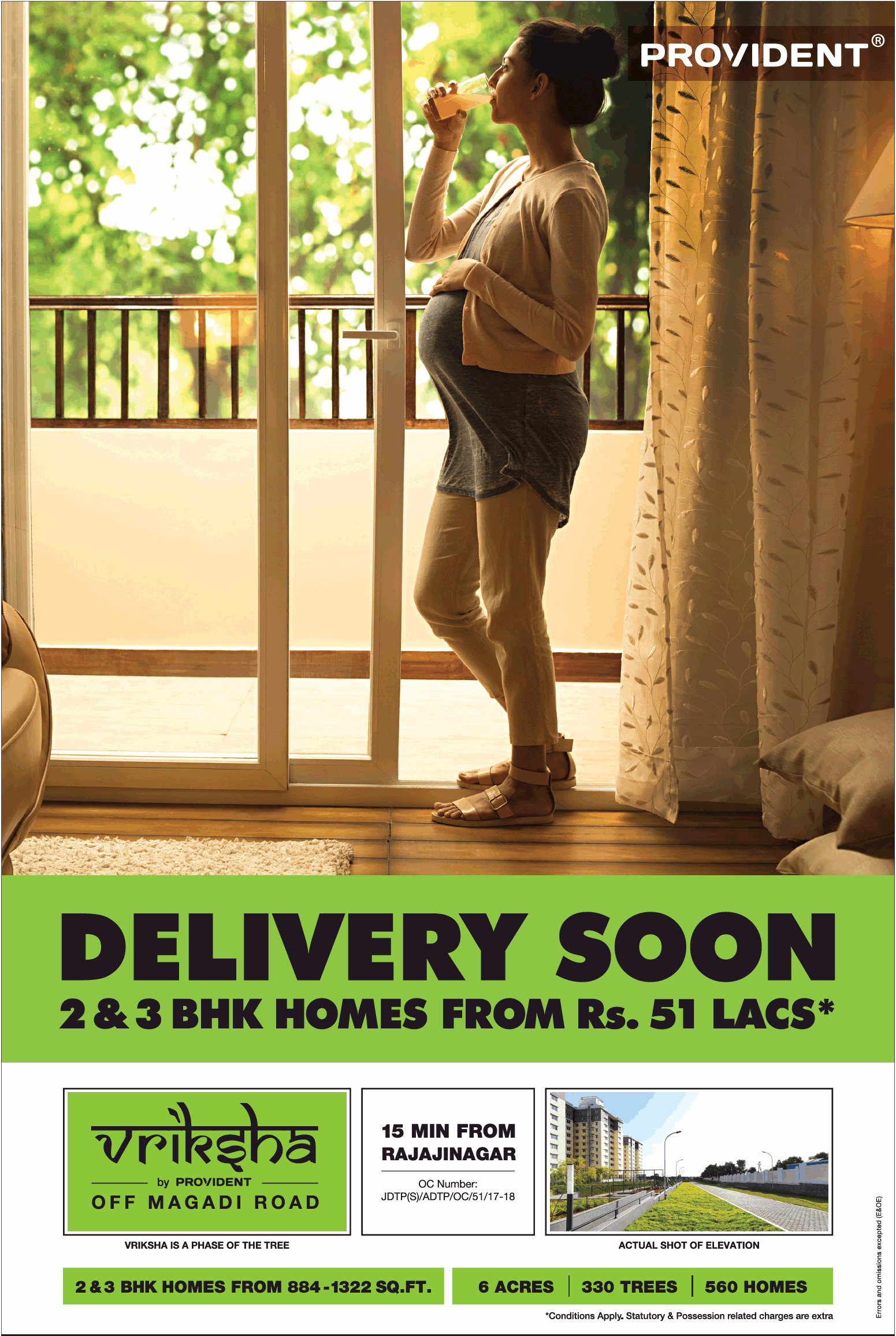 Book 2 & 3 bhk homes from Rs.51 lakhs at Provident Vriksha in Bangalore Update